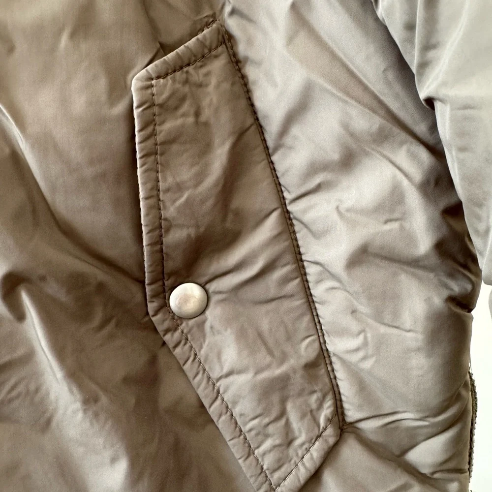 All SAINTS Green Bomber Jacket, Size S - Picture 6 of 13